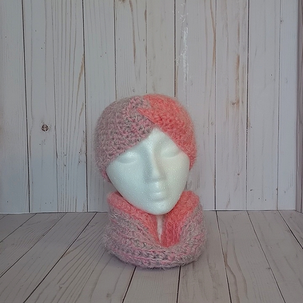 Ear Warmer and Cowl Scarf Set